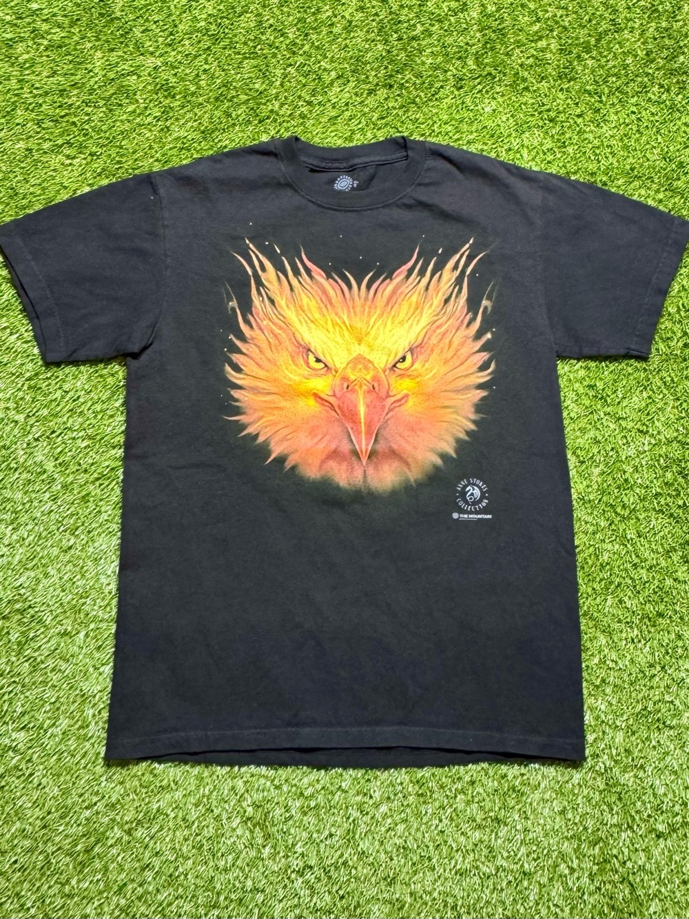 The Mountain Anne Stokes Collection Eagle Graphic T-Shirt Men’s Size Small Black